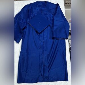 Jostens Blue Graduation Gown & Cap